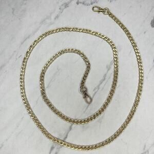 Gold Tone Skinny Chain Link Purse Handbag Bag Replacement Strap ✨